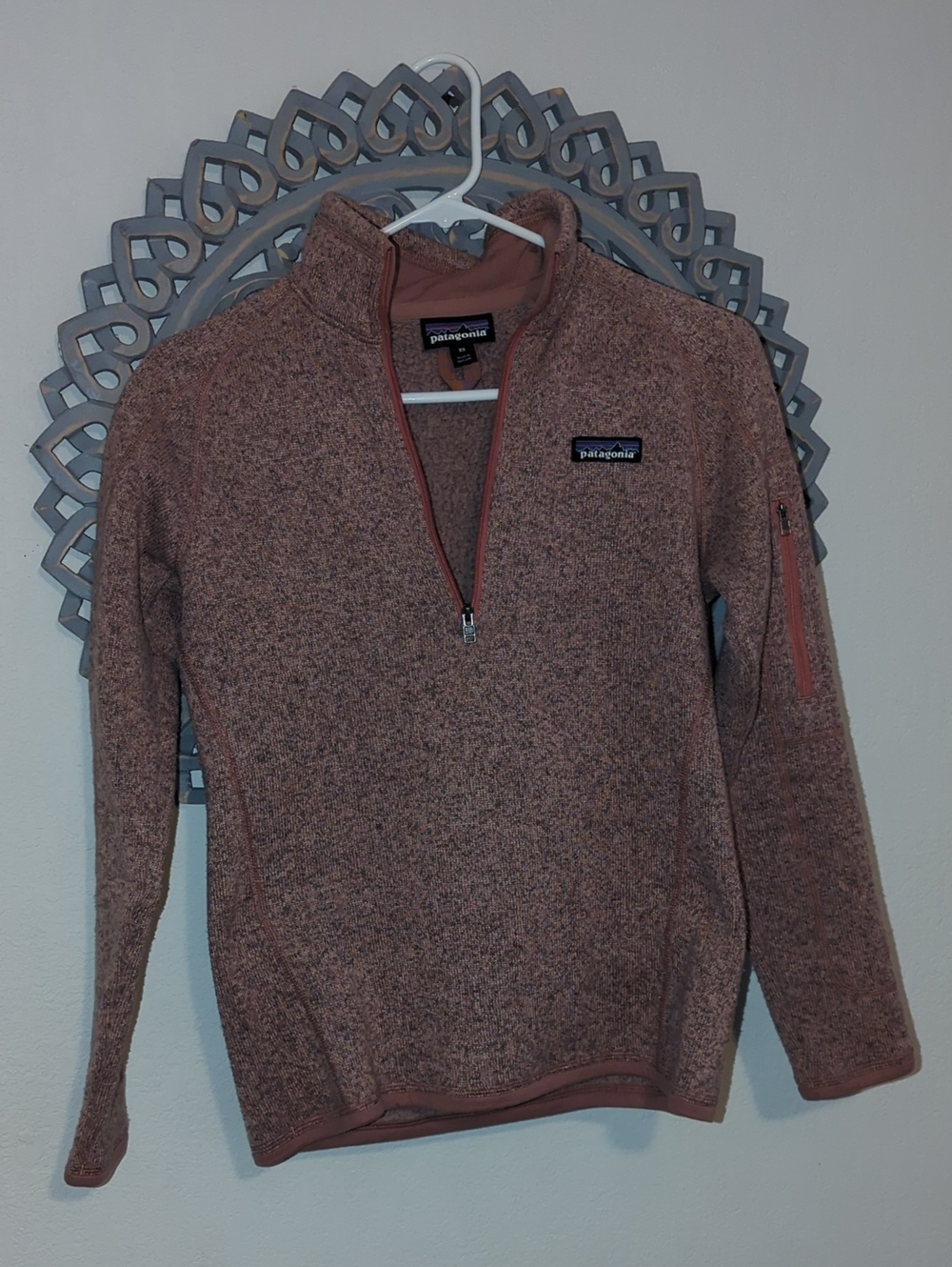 Patagonia Quarter-Zip Sweater - Burnt Orange